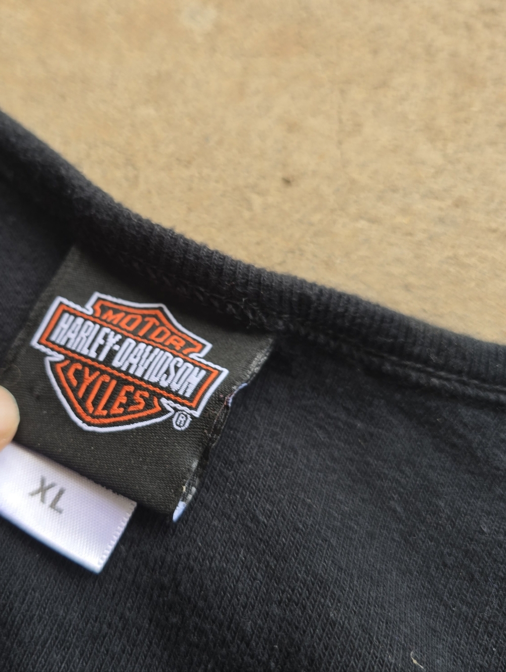 Vintage Y2K Harley Davidson Cyber Moto  Grunge Double Zip Vest Tank XL - Picture 2 of 4